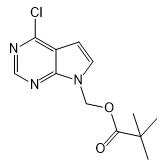 (4-Chloro-7H-pyrrolo[2,3-d]pyrimidin-7-yl)methyl pivalate(CAS:1146629-75-5)