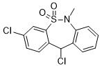 3,11-Dichloro-6,11-dihydro-6-methyldibenzo[c,f][1,2]thiazepine 5,5-dioxide(CAS:26638-66-4)